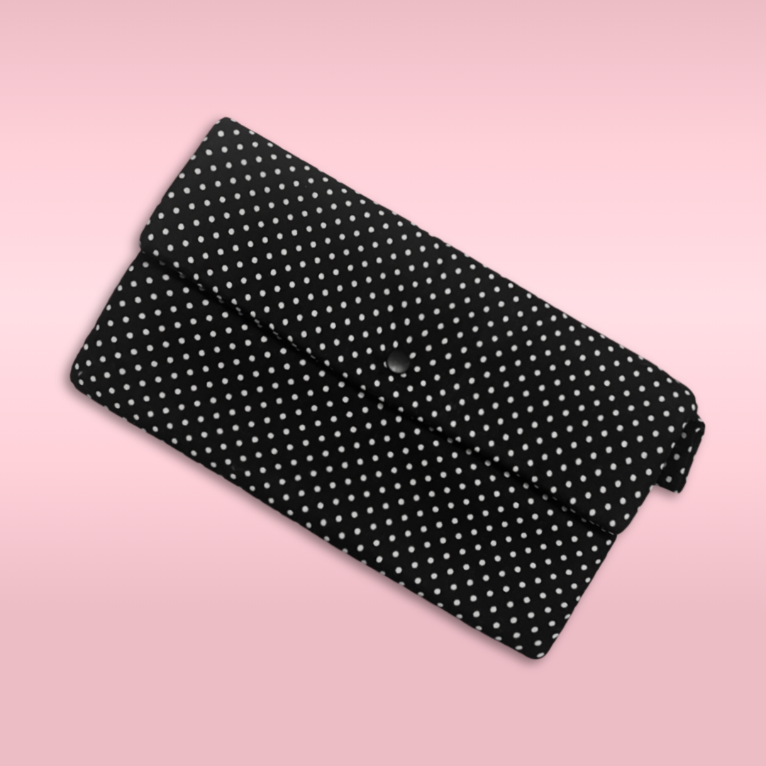 Black Polka Dot Switch Travel Case