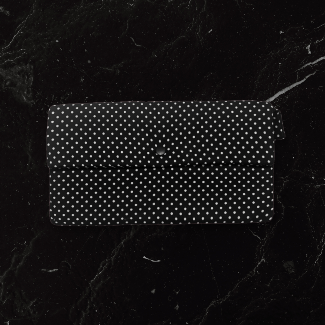 Black Polka Dot Switch Travel Case