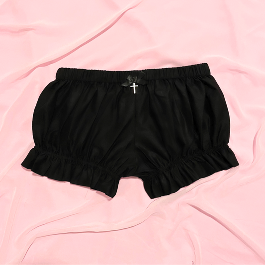 Gothic Bloomer Mini Shorts