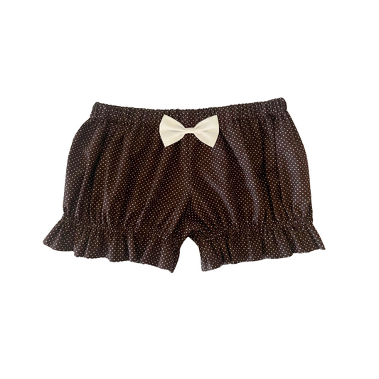 Chocolate Polka Dot Bloomers