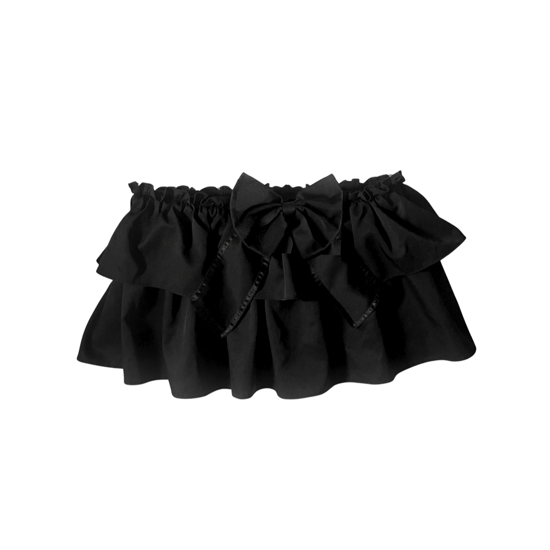 Mini Goth Ruffle Skirt - S